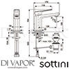 Sottini A6617AA Mixer Spare Diagram