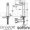 Sottini A6618AA GEN1 Mixer Spare Diagram