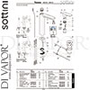 Sottini A6619AA Mixer Spare Tech Diagram