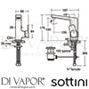Sottini A6620AA GEN1 Mixer Spare Diagram