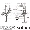 Sottini A6620AA Mixer Spare Diagram