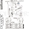 Sottini A6620AA Mixer Spare Tech Diagram