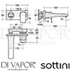 Sottini A6623AA GEN1 Mixer Spare Diagram