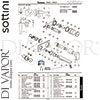 Sottini A6623AA GEN1 Mixer Spare Tech Diagram