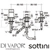 Sottini A6628AA GEN1 Mixer Spare Diagram