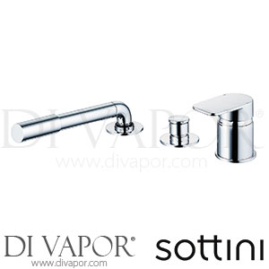Sottini A6628AA Turano Bath Shower Mixer 3 Hole Spare Parts