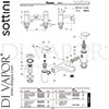 Sottini A6631AA Spare Tech Diagram