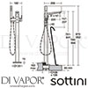 Sottini A6634AA GEN1 Mixer Spare Diagram