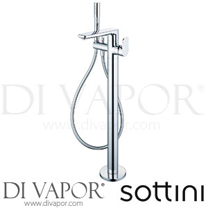 Sottini A6634AA Turano Floor Standing Bath Shower Mixer Needs A6133NU Fixing Kit Spare Parts
