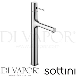 Sottini A6637AA Valsura Vessel Basin Mixer with Pop-Up Waste Spare Parts