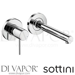 Sottini A6639AA Valsura Wall Mounted Basin Mixer Kit 2 Spare Parts