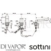 Sottini-A6642AA-Mixer-Spare-Diagram