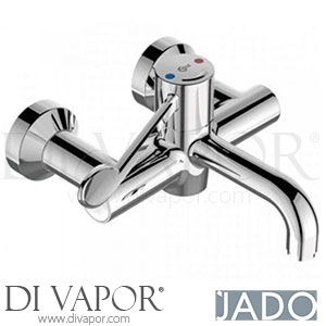 Jado A6691AA CeraPlus 2 Wall Thermostat with Lockable S-Connections Spare Parts