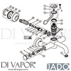 Jado A6691AA Spare Tech Diagram