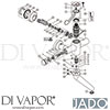 Jado A6701AA Spare Tech Diagram