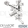 Jado A6702AA Spare Tech Diagram