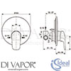 Ideal Standard A6757AA Mixer Spare Diagram