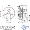 Ideal Standard A6758AA Mixer Spare Diagram