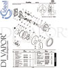 Ideal Standard A6758AA Mixer Spare Tech Diagram