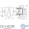 Ideal Standard A6853AA Mixer Spare Diagram