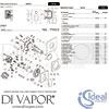 Ideal Standard A6853AA Mixer Spare Tech Diagram