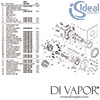 Ideal Standard CeraPlus 2 Built-In Shower Mixer Valve Spares