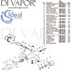 Ideal Standard CeraPlus 2 Exposed Bath Shower Mixer Spares