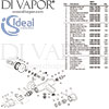 Ideal Standard CeraPlus 2 Thermostatic Bath Shower Mixer Spares
