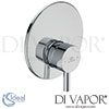 Ideal Standard Ceraline Built-In Shower Mixer Spare Parts