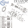 Ideal Standard Ceraline Built-In Shower Mixer Spares