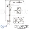 Ideal Standard Idealrain Luxe Shower System Ceratherm 100 Evojet Dimensions