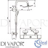 Ideal Standard A6987AA Spare Diagram