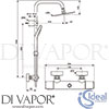 Ideal Standard A6988AA Spare Diagram