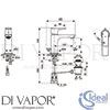 Ideal Standard A7008A2 GEN1 Spare Diagram