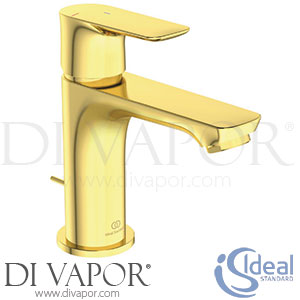 Ideal Standard Connect Air | Concept Air Basin Mixer Bluestart Sundance Gold Slim - Aug 2017 - Tap Spare Parts A7008A2 GEN1