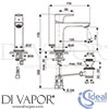 Ideal Standard A7012AA GEN1 Mixer Spare Diagram