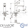 Ideal Standard A7015A2 GEN1 Mixer Spare Diagram