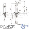 Ideal Standard A7015A5 Mixer Spare Diagram
