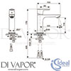 Ideal Standard A7015AA Mixer Spare Diagram