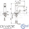 Ideal Standard A7015GN GEN1 Mixer Spare Diagram