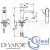 Ideal Standard A7016GN Slim Spare Diagram