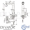 Ideal Standard A7020AA Mixer Spare Diagram