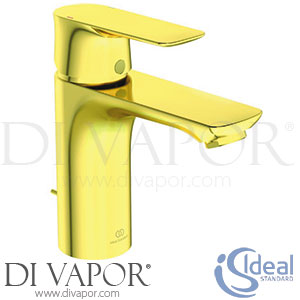Ideal Standard Connect Air | Concept Air Basin Mixer Project Gold Single Lever Tap - Aug 2017 - Spare Parts A7021A2 GEN1