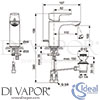 Ideal Standard A7021A5 Mixer Spare Diagram