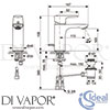 Ideal Standard A7021AA Mixer Spare Diagram