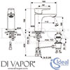 Ideal Standard A7022A2 GEN1 Spare Diagram