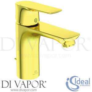Ideal Standard Connect Air | Concept Air One Hole Basin Mixer Low Pressure ND Brushed Gold - Aug 2017 - Tap Spare Parts A7022A2 GEN1