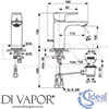 Ideal Standard A7022A2 Mixer Spare Diagram