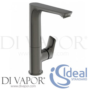 Ideal Standard A7023A5 Connect Air | Concept Air Grey High Spout Basin Mixer Slim Tap No Waste Spare Parts