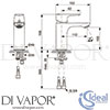 Ideal Standard A7024A5 Mixer Spare Diagram